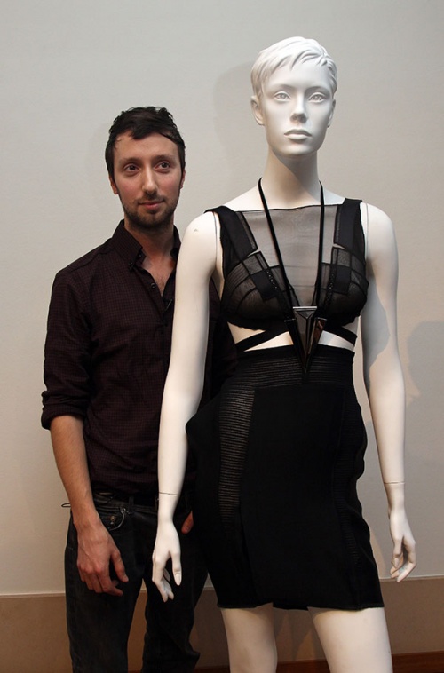 Anthony Vaccarello is to replace Hedi Slimane as creative director at the Saint Laurent label (Credit: AFP Photo/ Pierre Verdy)